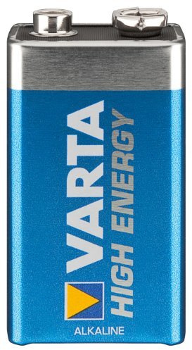 Varta High Energy 9Volt-Block Batterie 4922 550mAh AlMN by Varta