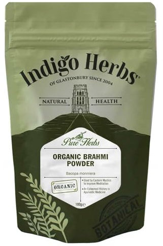 Indigo Herbs Bio Brahmi Pulver (Bacopa Monniera) 100g