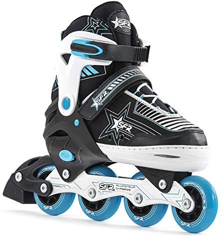 SFR Unisex barn RS480, justerbara Inline Skates skridskor, blå (blå), 30,5–34 EU