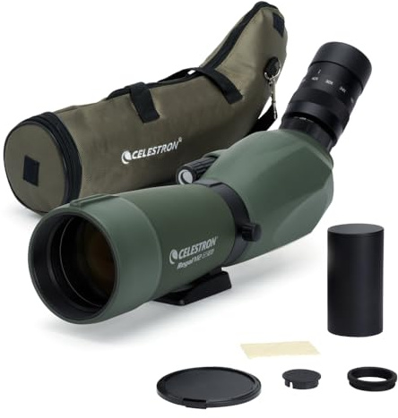 Celestron 52304 Regal M2 65ED Spotting Scope Telescope, Green