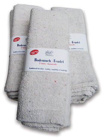 SCHULZ - Für den Menschen & Sein Haus! -Bodentuch/Feudel, 3X 2er Pack/aus recycelter Baumwolle