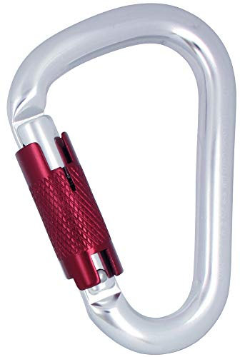 ALIENS HMS Twistlock Automatik Karabiner, Farbe:Rot