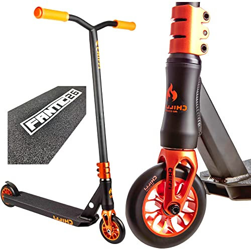 Chilli Pro Scooter Reaper Stunt-Scooter 110 mm + Odi Barends + F26 klistermärke (Sun Orange Odi)