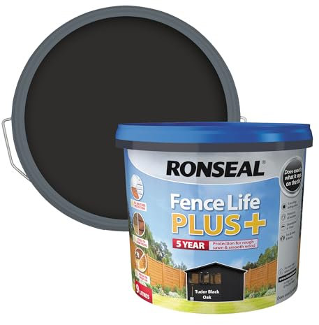 Fence Life PLus Ronseal Tudor Black Oak 9L
