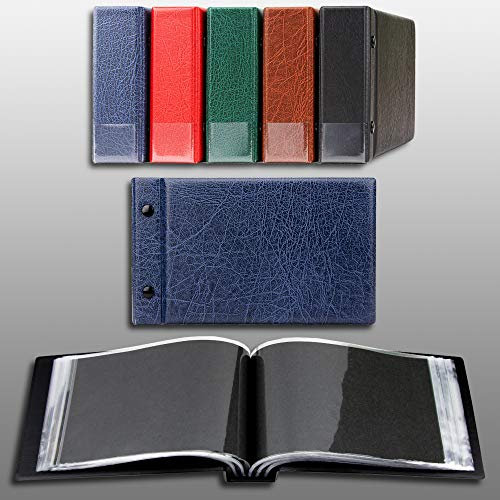 Prophila Collection kleines Postkarten- und Briefe-Album blau