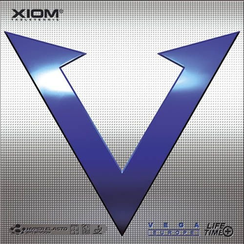 Xiom, rivestimento per racchetta da ping-pong “Vega Europa”, Colore: rosso, 2,0 mm