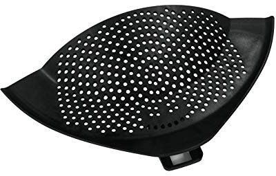 Metaltex Clip-On Escurridor con Pinza para recipientes, Negro, 30 x 10 x 1.5 cm