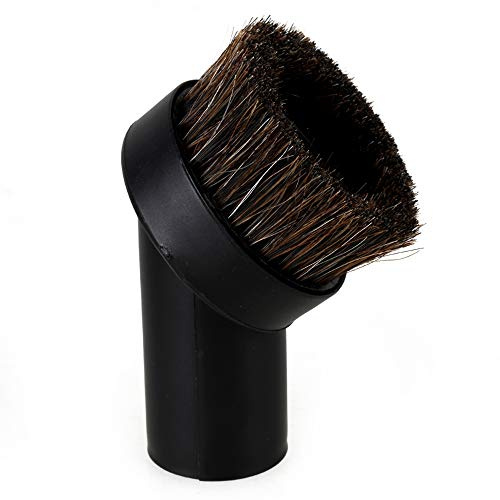 RDEXP Round Dust Brush 25mm Horse Hair 1.25 Vacuum Attachment Replacement,Perfect for Vacuuming Sofas and Baseboards,Use a Rubber Will Help It Fit Better