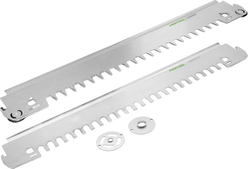 Festool Zinkenschablone VS 600 SZO 14 – Schwalbenschwanz Oberfräse | Schablonenset für offene Schwalbenschwanz-Verbindung 14 mm – inkl. 2 Kopierringe für OF 1010
