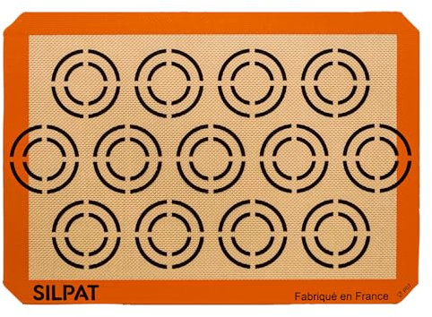 Silpat Perfect Macaron Backmatte aus Silikon, antihaftbeschichtet, 29 x 41 cm