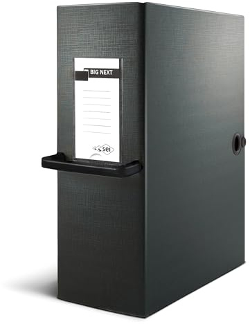 Sei Rota 68102010 Cartelle Porta Documenti e Progetti, Dorso 20 cm, Nero, 1 pezzo