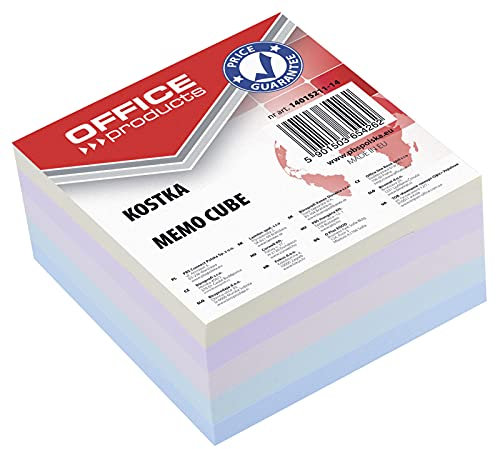 Zettelklotz geleimt sortiert, 85 x 40 x 85 mm