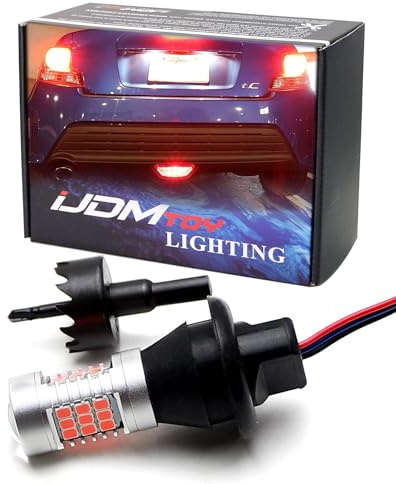 iJDMTOY Super Bright Brilliant Red LED Lighting Kit Compatible With 2014-2016 Scion tC Rear Fog Light Assy