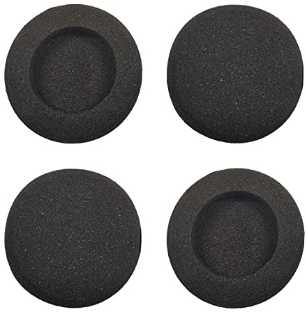 Bingle Ear Cushions Foam Replacement for Plantronics Supra Plus Encore and Most Standard Size Office Telephone Headsets H251 H251N H261 H261N H351 H351N H361 H361N (4 Pack)(BEC-FM4)