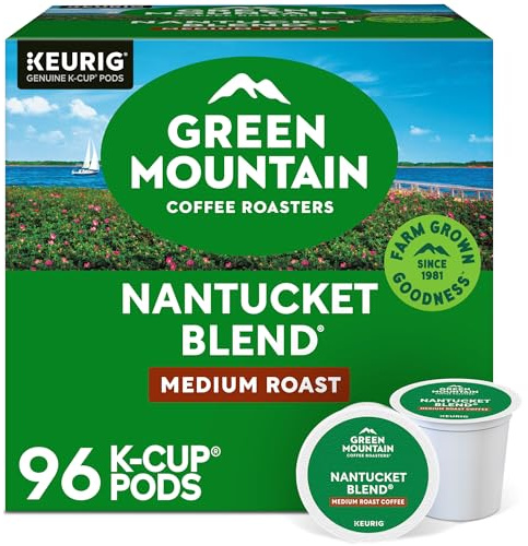 Green Mountain Coffee Nantucket Blend Keurig Single-Serve K-Cup Pods, Medium Roast Coffee, 96 Count
