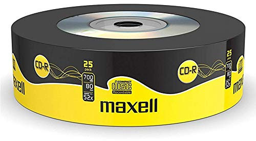 Maxell CD-R 25 Blank Discs 700MB Extra Protection