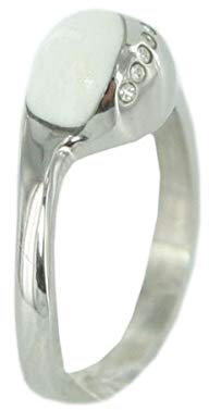 Skagen Damring silver vit Zyrkonia JRSW021 S7 st. 54 (17,3)