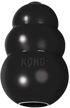 KONG Extreme Dog Toy - Jouet à Mâcher et à Rapporter pour Chiens à Morsure Forte - Distributeur de Friandises - Caoutchouc Naturel Résistant - pour XXL Chiens