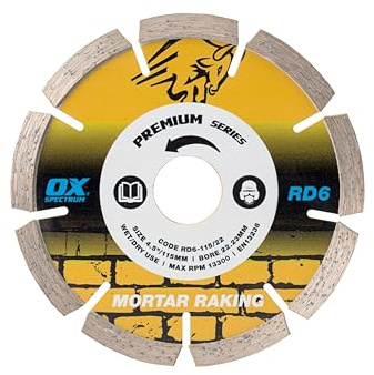OX Spectrum Premium Diamond Blade - Mortar Raking - 115/22.23mm