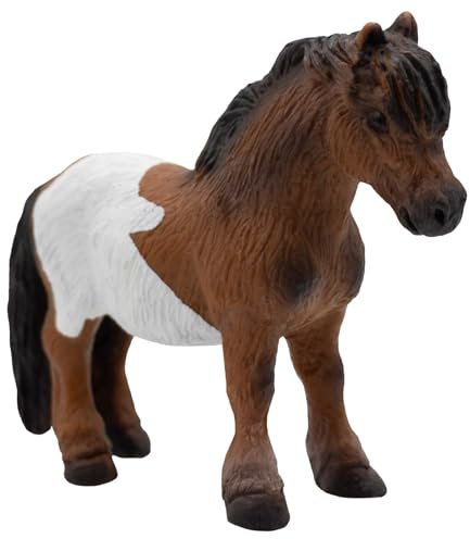 Bullyland Shetlandpony Stute Spielzeug Figur 9 cm 62566 | Dekoration, Geschenk für Kinder ab 3 Jahren und Sammler, detailgetreu, Tier und Sammelfigur, PVC frei