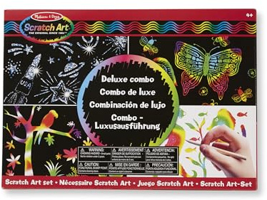 Melissa & Doug Scratch Art Deluxe Combo Set - FSC Certified