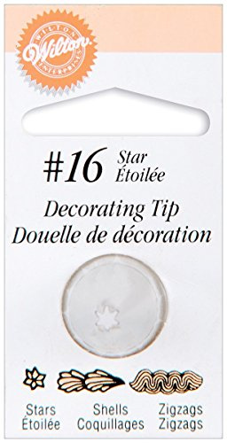 Douille Étoile Ouverte n°16 | Douille en inox, Réutilisable, Pour décorer gâteaux et cupcakes, Compatible lave-vaisselle