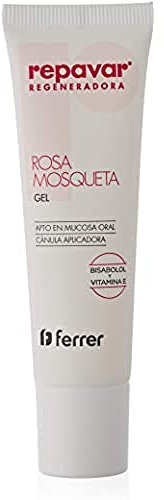 Repavar - Gel de Rosa Mosqueta Puro - Con Bisabolol y Vitamina E - Tratamiento Cosmético para Irritaciones, Rojeces y Erosiones - Válido en Pliegues y Mucosas - 30 ml