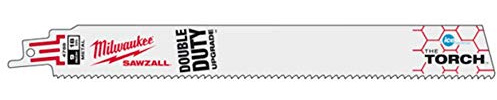 MILWAUKEE - Säbelsägeblatt L/Schritt: 230 x 1,4 mm (Multi-Material) Torch – 5 Stück – 48004788
