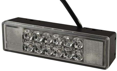 HELLA 2XD 008 997-011 LED-Blitz-Kennleuchte - WL-LED - 12V - gelb - Schraubanschluss/Einbau - Kabel: 800mm - Stecker: offene Kabelenden