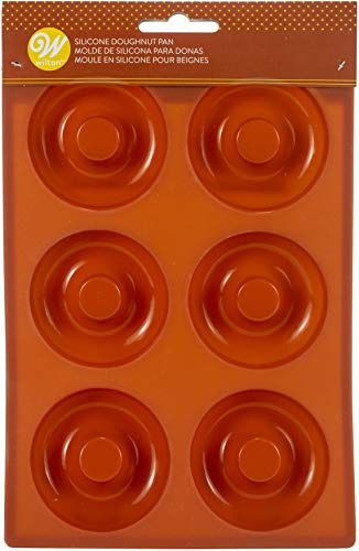 Wilton Silicone Donut Baking Pan, 6 Cavity