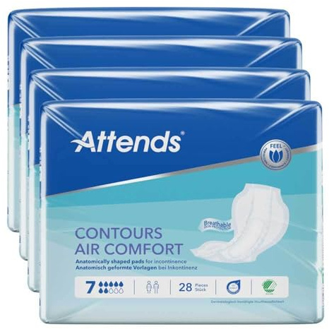 ATTENDS Contours Air Comfort 7 Neu Vorlage 4X28 St