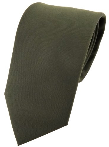 TigerTie Designer Krawatte in einfarbig Uni