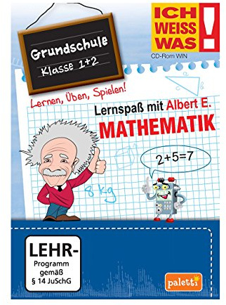 Albert E. ICH WEISS WAS! Lernspaß Grundschule Mathe Klasse 1 + 2 CD ROM