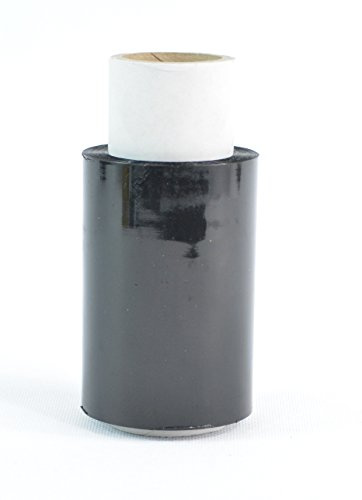 Stretchfolie Schwarz 100 mm Wickelfolie 40 Stück Verpackungsfolie Wickelfolie für Paletten Transportfolie Versandfolie Rolle 100 mm