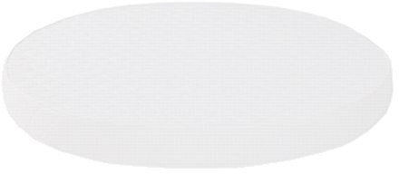 Dibapur ® Pro Vital Orthopädische Ø Runde Kaltschaummatratze (PROVITAL-190) x Kernhöhe 14 cm, mit Standard Bezug ca. 14,2 cm (Made in Germany)