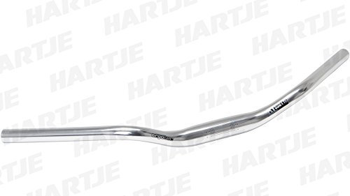 ERGOTEC Climber-Lenker Griffweite 620mm, Grifflänge 175mm, Griffhöhe 40mm, 39°, Aluminium 6061, Ø 31,8mm Lenkerklemmung Level 4, SB-verpackt, silber poliert