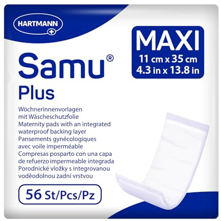 Samu Maxi PLUS Wöchnerinnen-Vorlagen Wochenbettbinden Einlagen | 56 St.