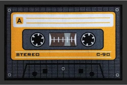 Rockbites Design 1012508410 Felpudo, Poliamida, Negro, 40 x 60 cm