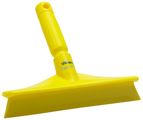 Vikan 71256 Ultra Hygiene Table Squeegee w/Mini Handle, 245 mm, Yellow