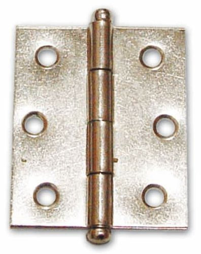 Cerniera Nichelata per Mobili con Perno Sfilabile 50X40 mm conf. 24 Pz