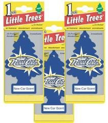 Little Trees New Car Air Freshener - 3 Pack.
