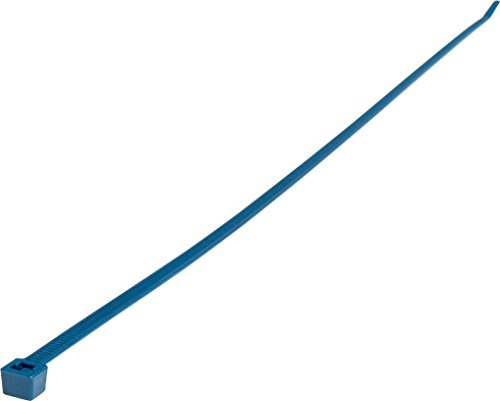 HellermannTyton, Bridas de Contenido Metálico, PA66MP, Color Azul, 100mm Longitud, 2.5mm Ancho, Caja de 100