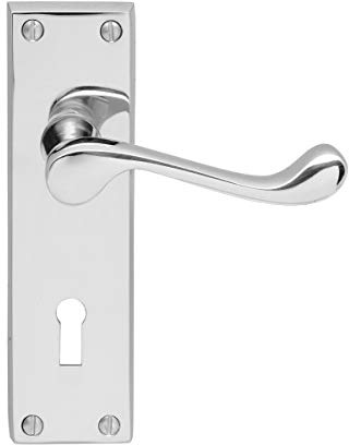 Carlisle Brass CBS54CP/BP Door Handle, Polished Chrome
