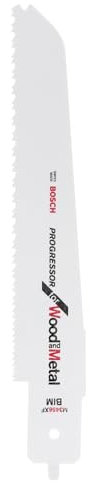 Bosch Accessories Professional Säbelsägeblatt Progressor for Wood and Metal zum Sägen in Holz und Metall (M 3456 XF) für Multisäge PFZ 500 E