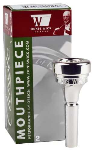 Denis Wick DW5883-2 Classic Silver-Plated Tenor Horn Mouthpiece, Clear Tone
