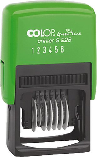 COLOP Ziffernstempel Green Line Printer S226, 6-stellig