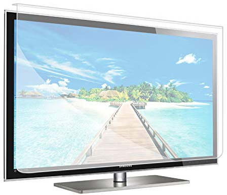 TV Screen Protector from 19 inch to 75 inch ULTIMATE Anti UV Acrylic for QLED, OLED, LCD, LED Plasma 3D HDTV (23-24)
