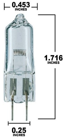 Osram Brl 64610 Hlx Lamp 50w 12v G6.35 Halogen Light Bulb