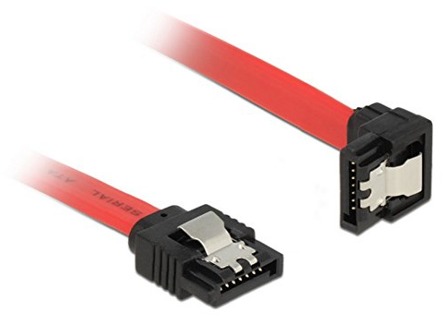 DeLOCK - 0.1m sata 6gb/s - Cable sata (Rojo)
