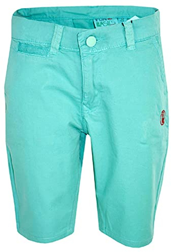 A2Z 4 Barn Pojkar Shorts Sportkläder Sommar Kontrast Trim Mode - Boys Cotton Shorts Aqua 7-8